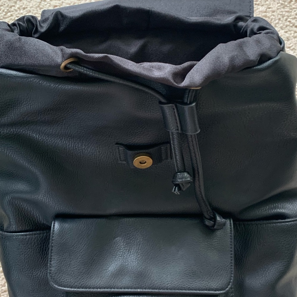 Faux Leather Backpack - Picture 3 of 9